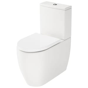 Wickes D-Shaped Soft Close Toilet Seat Only