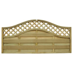 Image of Forest Garden Bristol Fence Panel - 1800 x 900mm - 6 x 3ft - Pack of 4