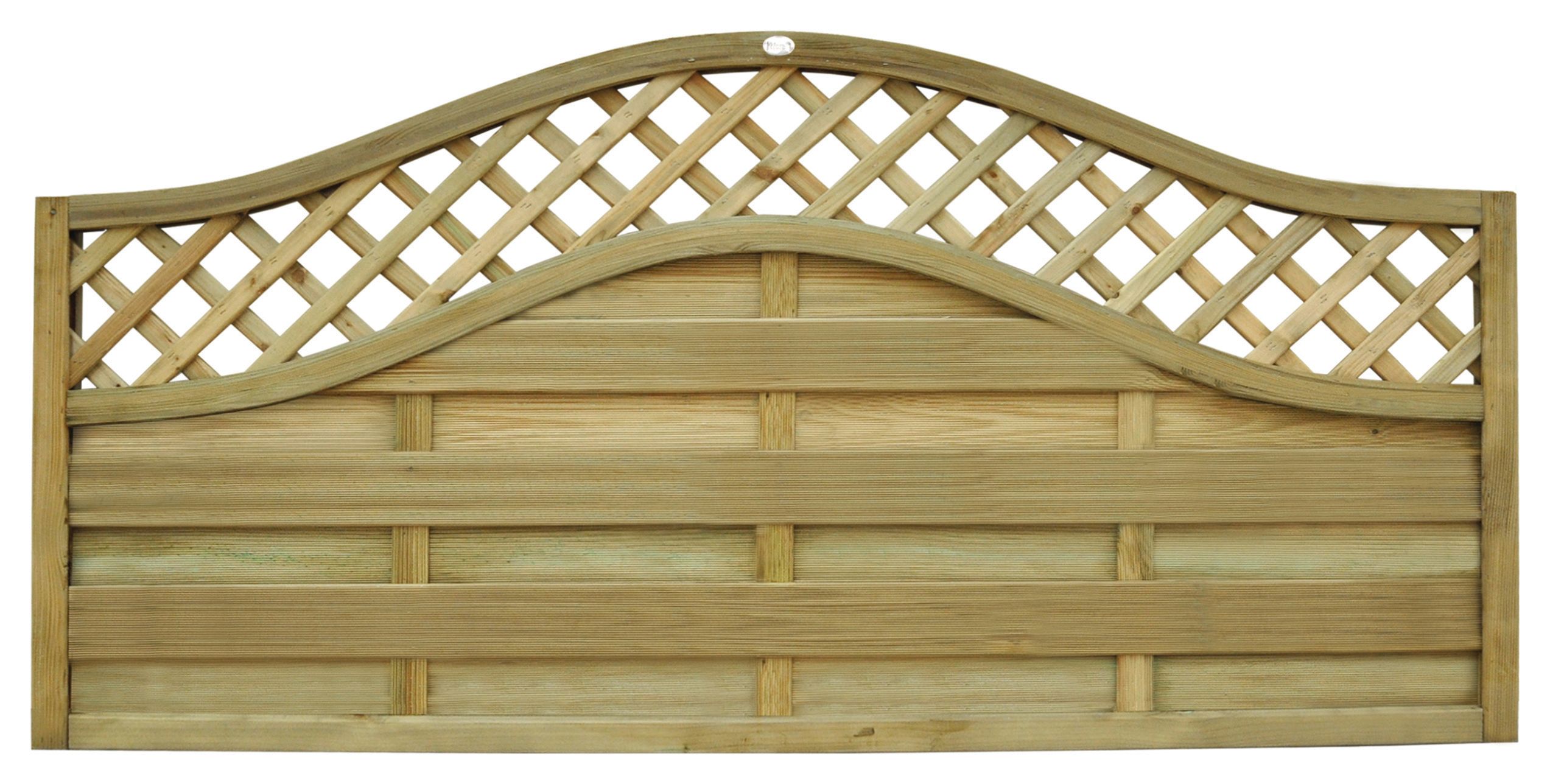 Forest Garden Bristol Fence Panel - 1800 x 900mm - 6 x 3ft - Pack of 5