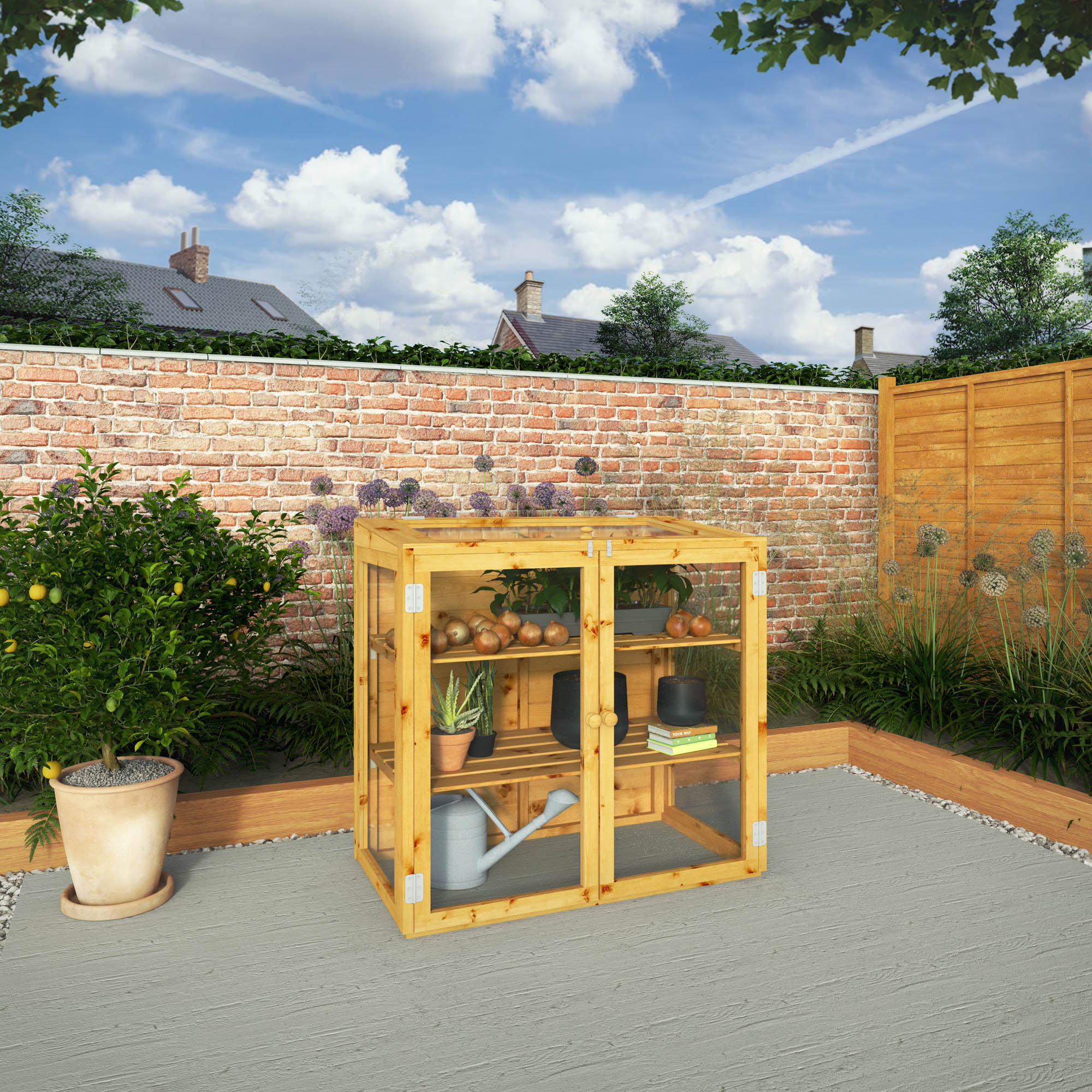 Image of Mercia 1.031 x 1.148m Mini Greenhouse