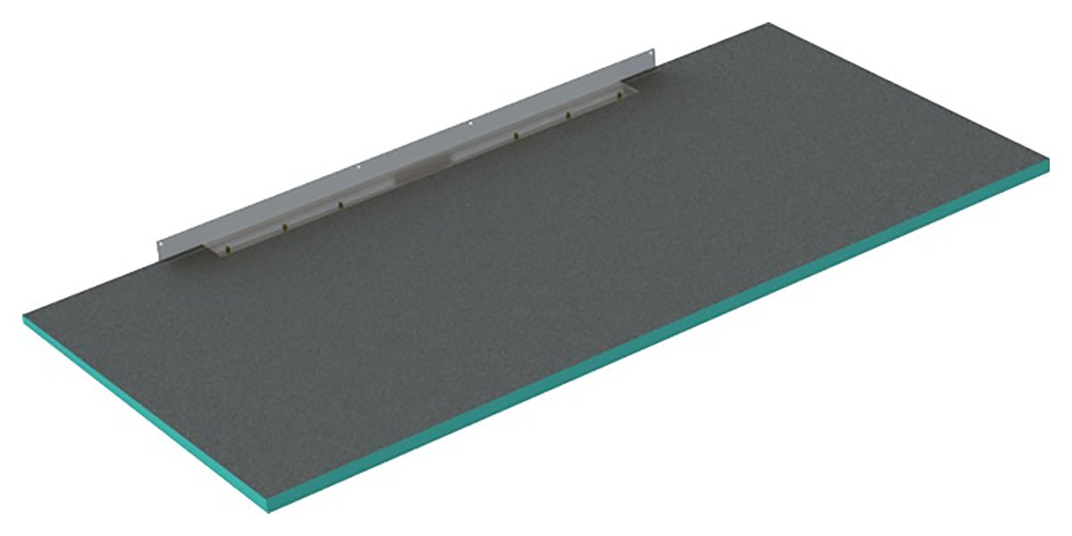 Wickes 30mm Infinity Wall To Wall Single Fall Shower Tray - 1800 X 900mm