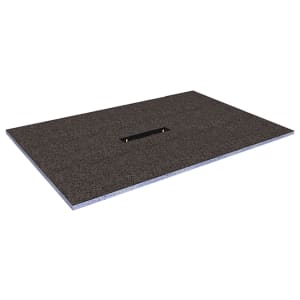 Wickes Linear 30mm Wetroom Shower Tray with Centre Drain Level Access - 1600 X 900mm