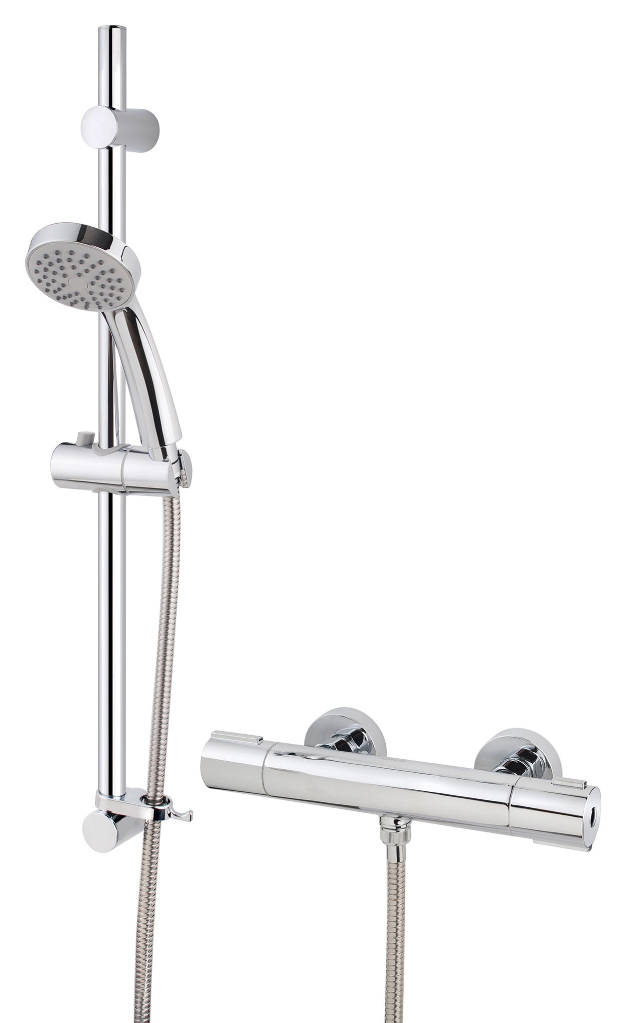Image of Alban Thermostatic Mixer Shower - Chrome