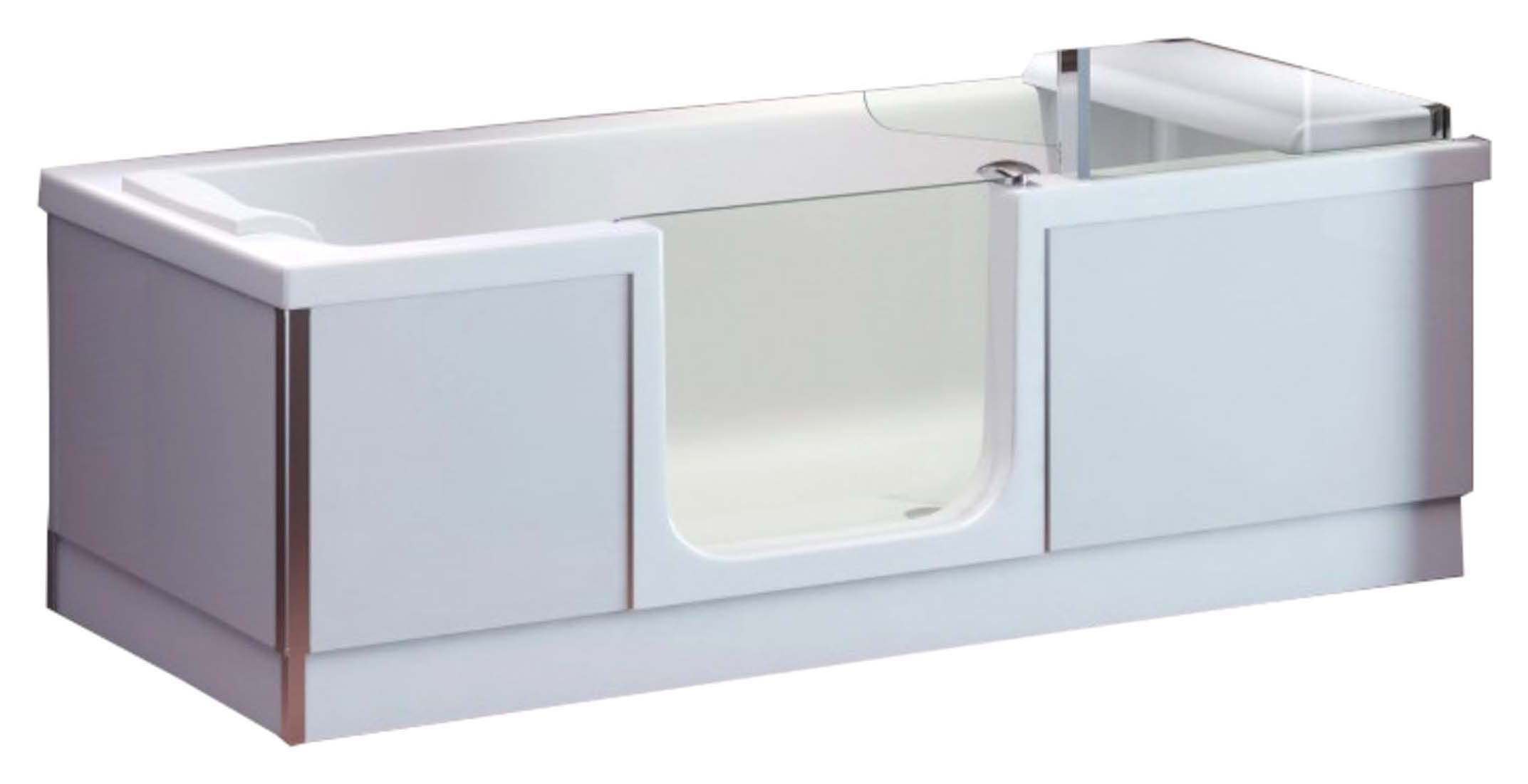 Wickes Style Left Hand Easy Access Bath - 1800 x 800mm