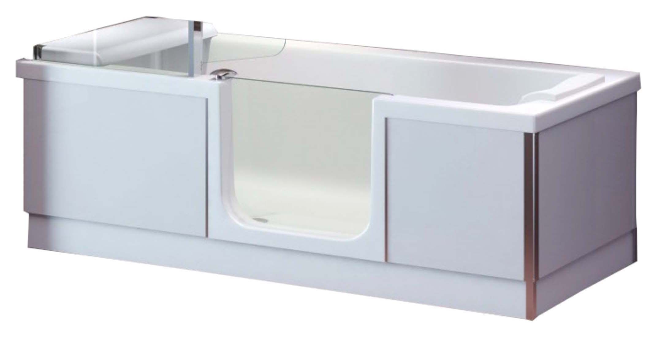 Wickes Style Right Hand Easy Access Bath - 1700 x 750mm
