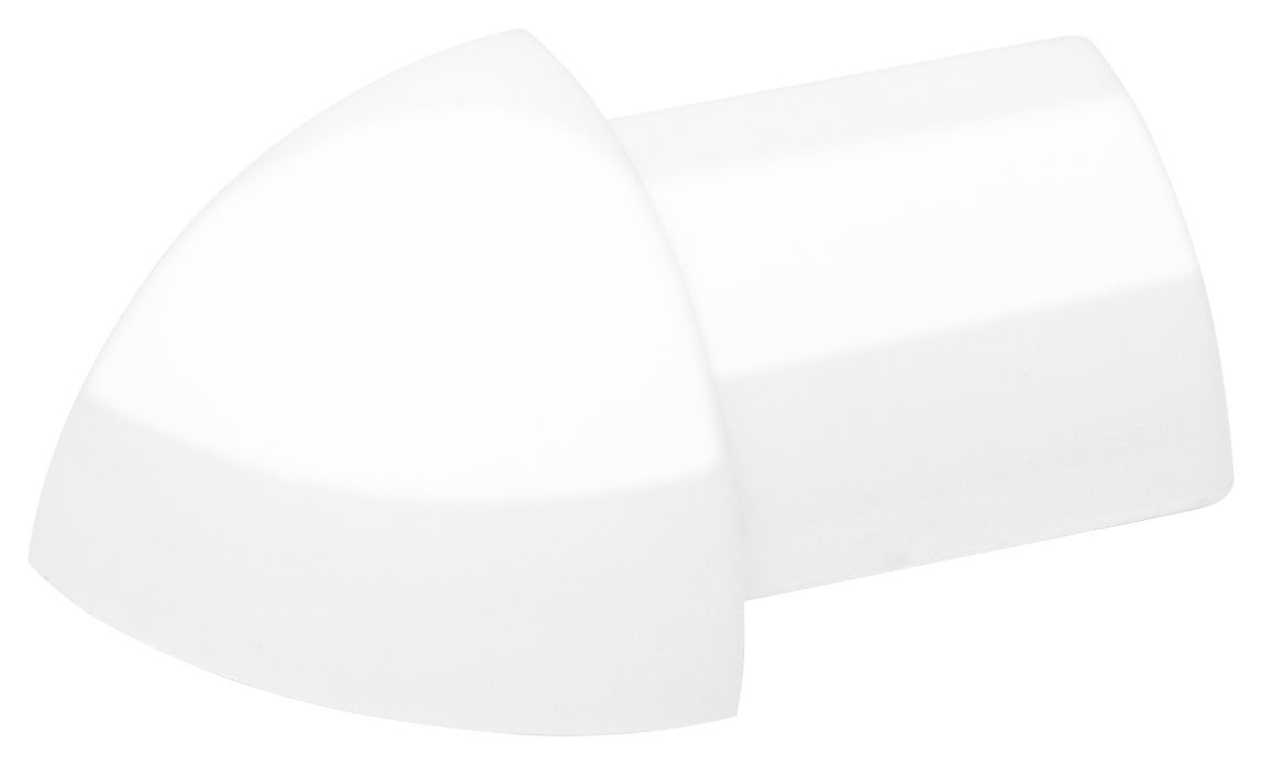 Homelux 8mm Quadrant Corners White Pack 2