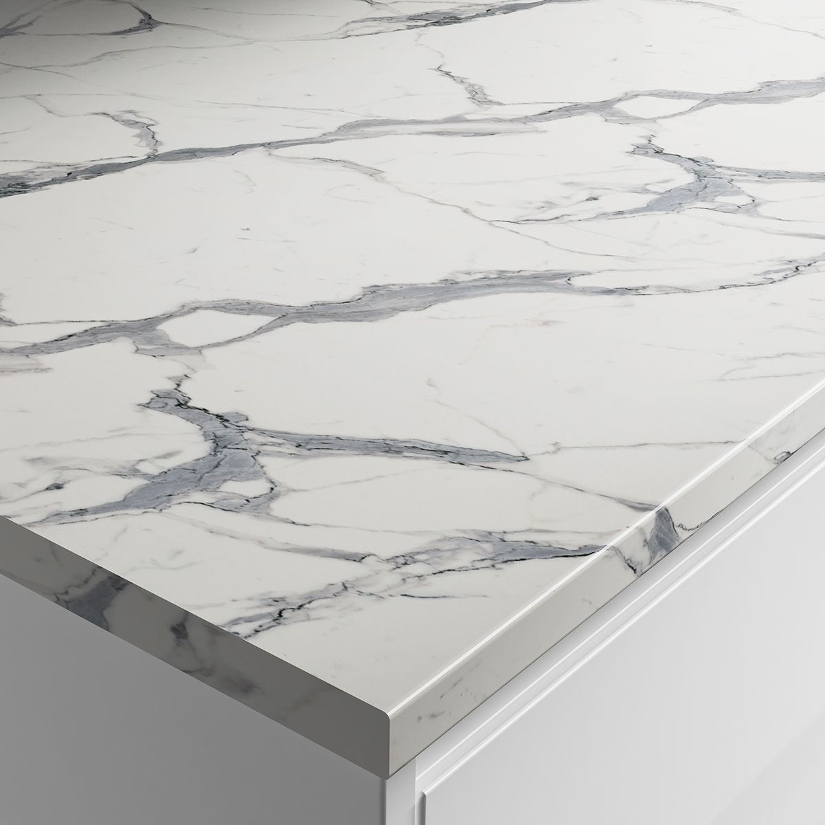 Wickes Marble Veneto Laminate Bathroom Worktop - 2m x 337mm x 28mm