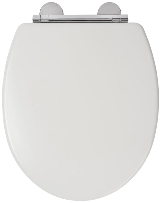 Croydex Flexi-Fix™ Lugano Toilet Seat - White
