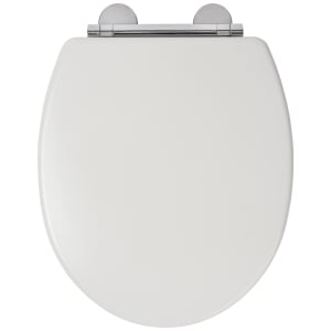 Croydex Flexi-Fix Lugano Toilet Seat - White