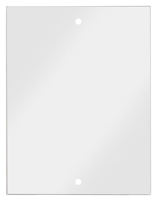 Croydex Small Basic Bathroom Mirror - Silver