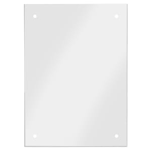Croydex Large Basic Bathroom Mirror - Silver