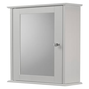 Croydex Malton Wooden Single Door Bathroom Cabinet - 340 x 340mm