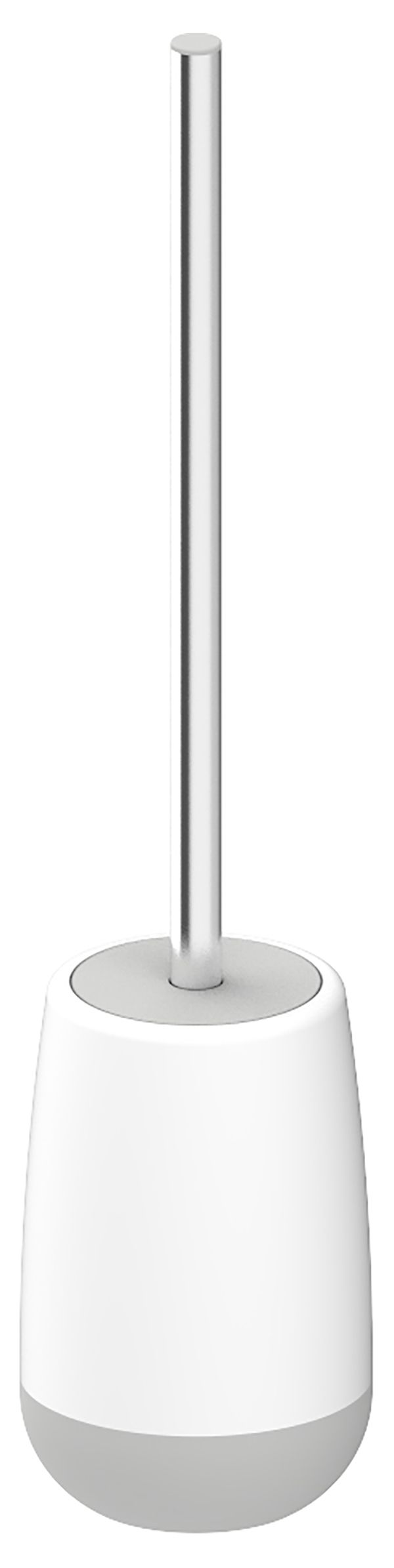 Image of Croydex Swiper Silicone Toilet Brush - White/Grey