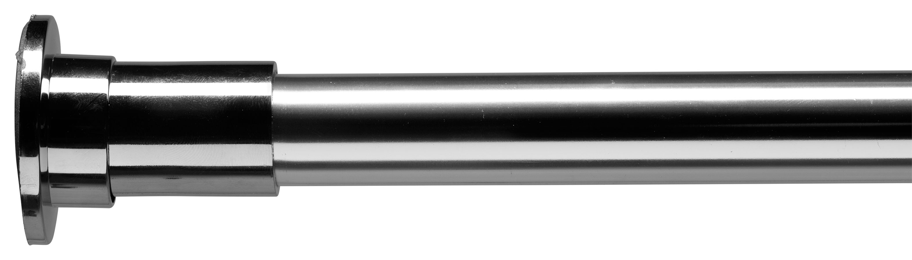 Croydex Stick 'n' Lock Shower Curtain Rod 8ft 6in - Chrome