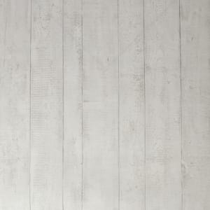 Contour White Wood Effect Kitchen & Bathroom Wallpaper - 10m