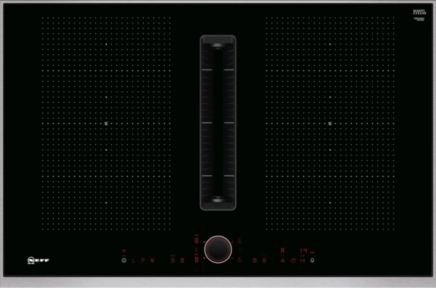 Image of NEFF N90 T58TL6EN2 Venting Induction Hob - 80cm