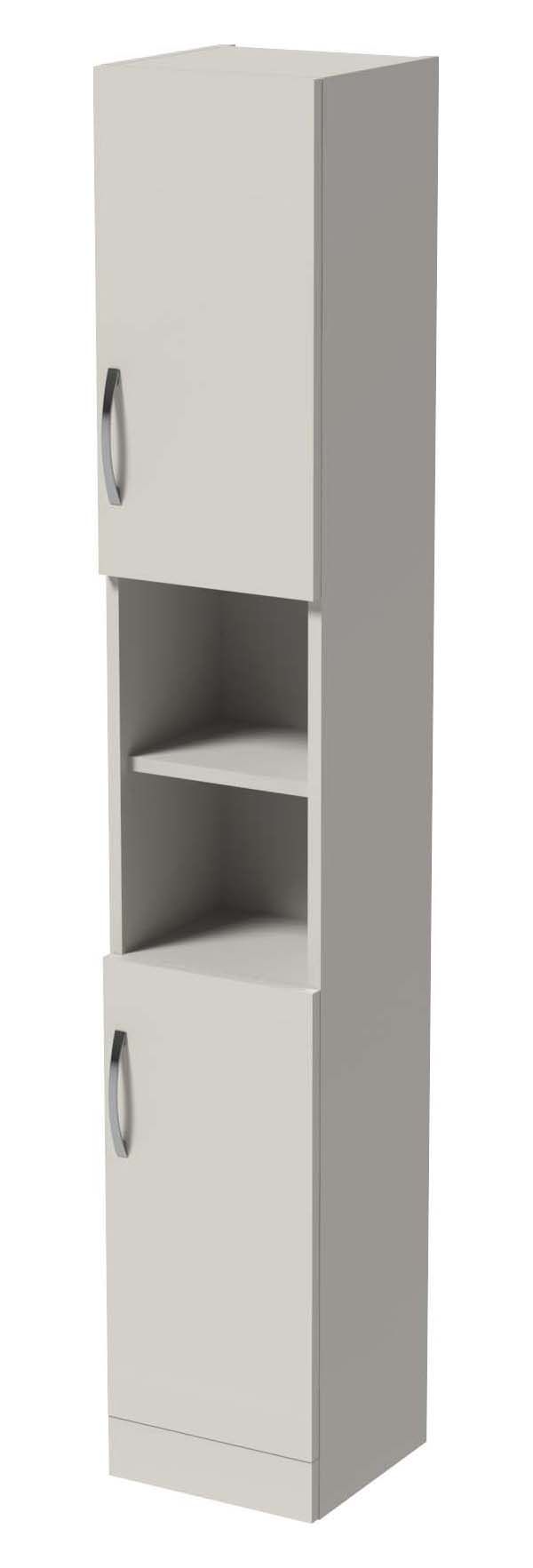Image of Wickes Grey Gloss Tower Unit - 1800 x 300mm