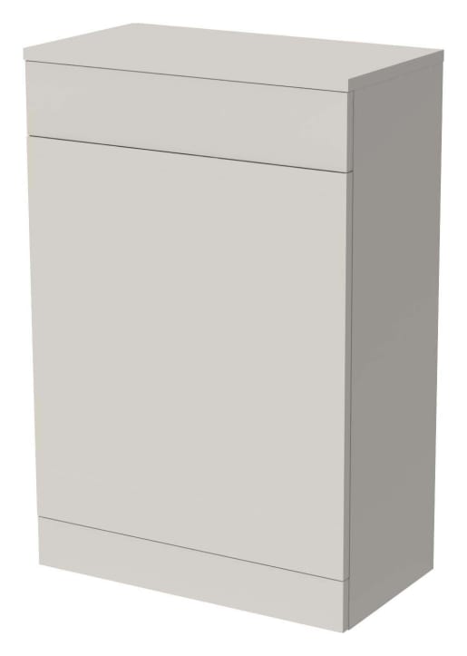 Wickes Grey Gloss Toilet Unit - 820 X