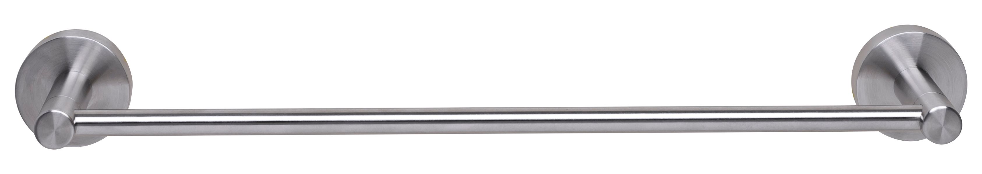 Croydex Somerton Bathroom Towel Rail - Brushed Steel