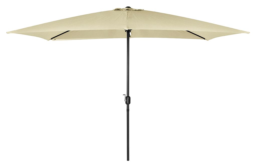 Charles Bentley 3m Rectangle Garden Parasol - Beige