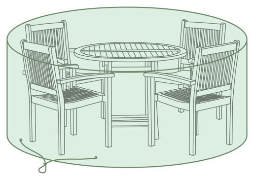 Charles Bentley Medium Round Tarpaulin, Tarpaulin Covers For Outdoor Furniture