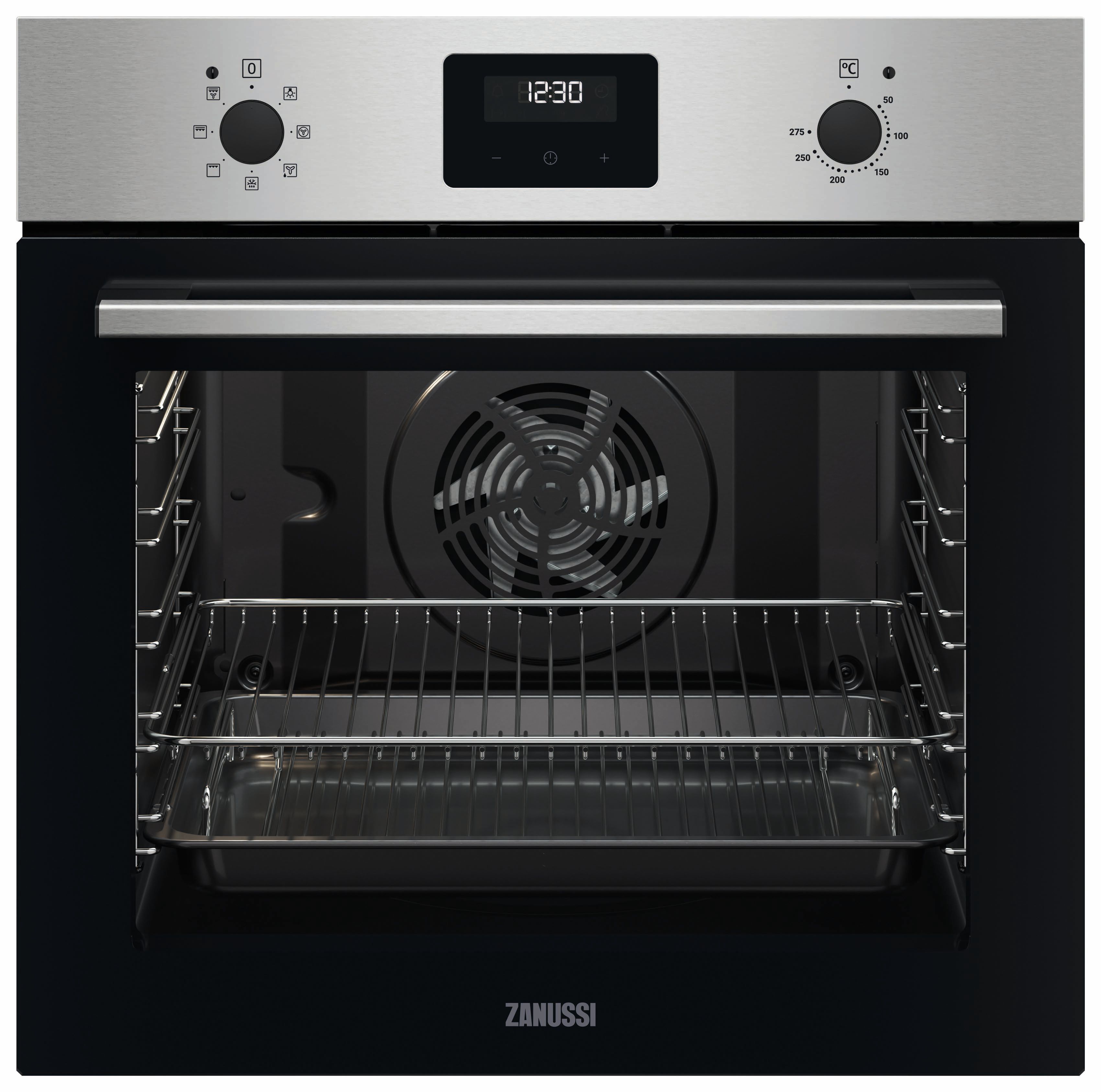 Zanussi ZOHNX3X1 FanCook Single Oven - Stainless Steel