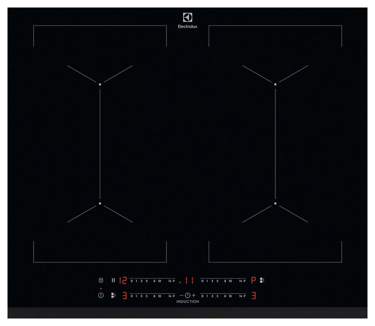 Electrolux KIV644 60cm Induction Hob - Black