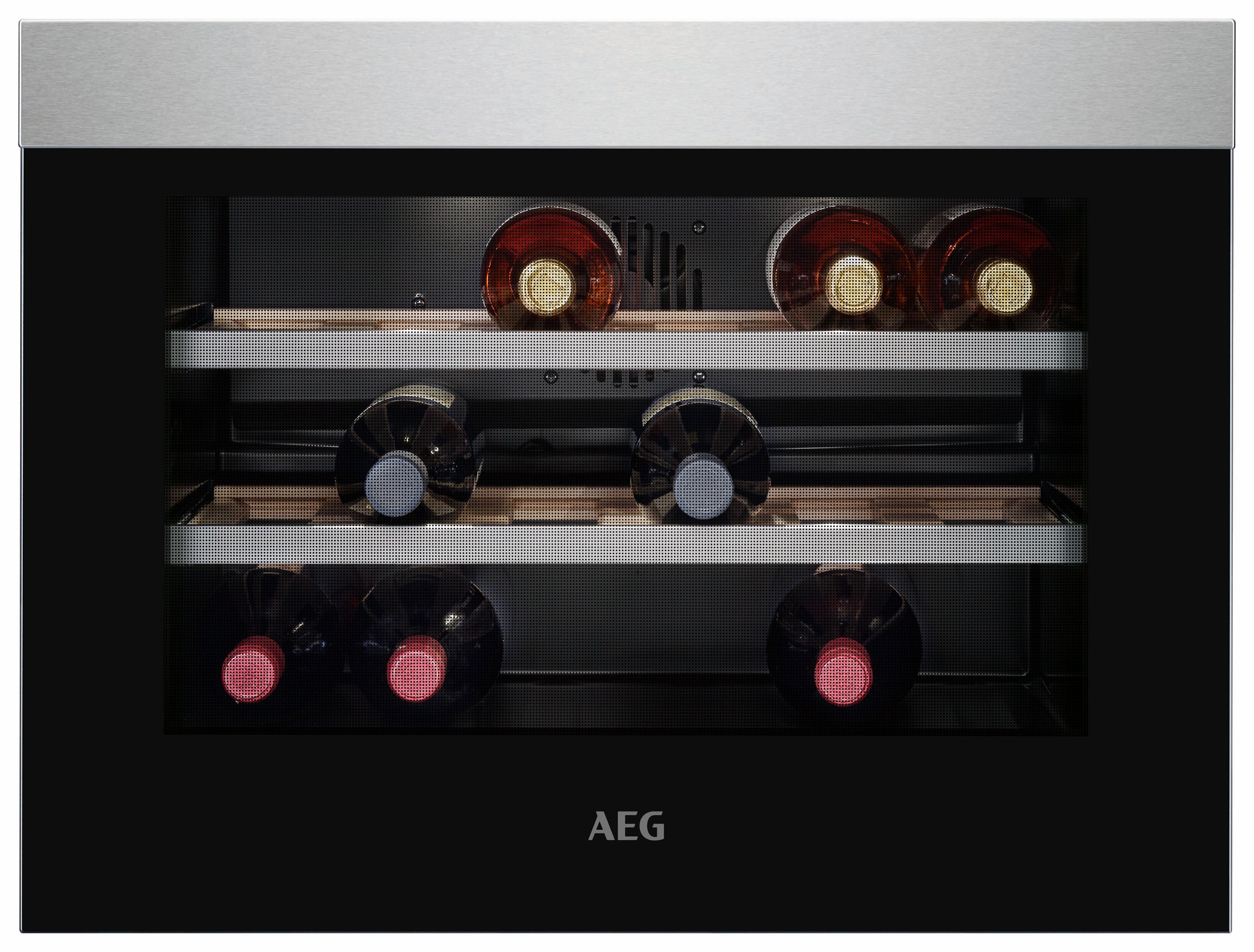 Image of AEG KWK884520M Built-In Wine Cooler - Stainless Steel