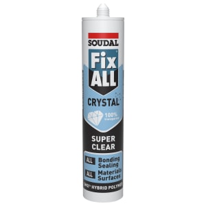 Soudal Fix ALL Crystal Hybrid Sealant & Adhesive - 290ml
