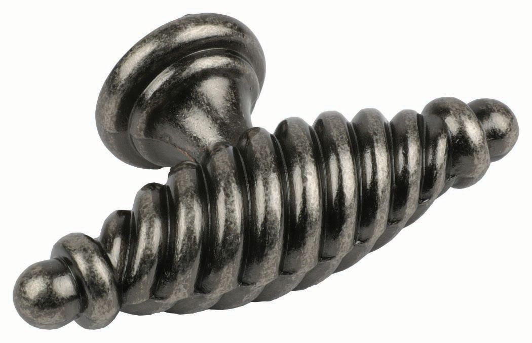 Image of Wickes Henley T Knob Handle - Antique Pewter 65mm