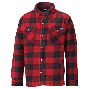 Dickies Red Portland Checked Padded Shirt