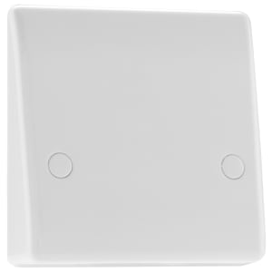 BG Slimline 45A Cooker Flex Outlet Plate Bottom Entry - White