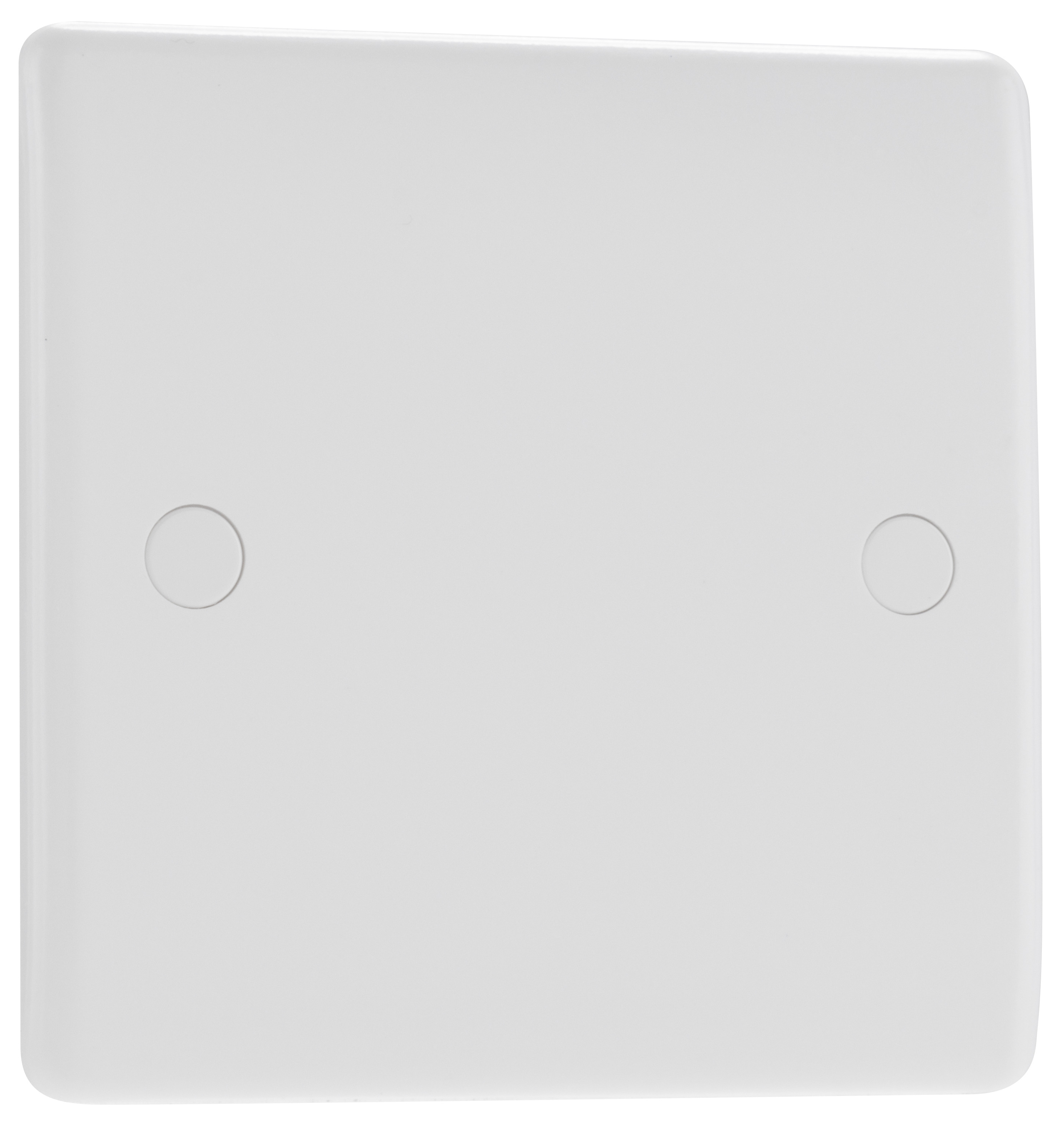 BG Slimline 1 Gang Blanking Plate - White