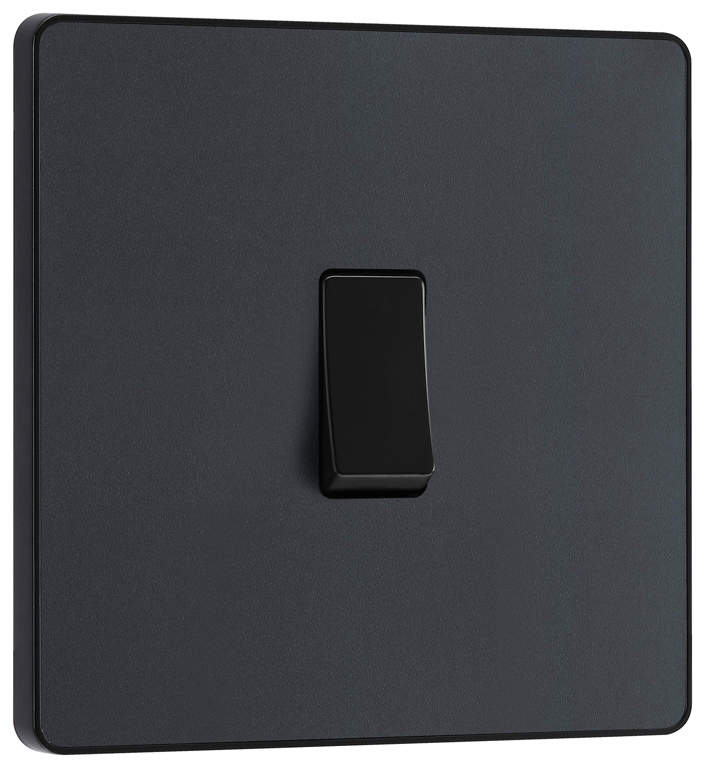 BG Evolve 20A 16Ax 2 Way Single Light Switch - Matt Grey