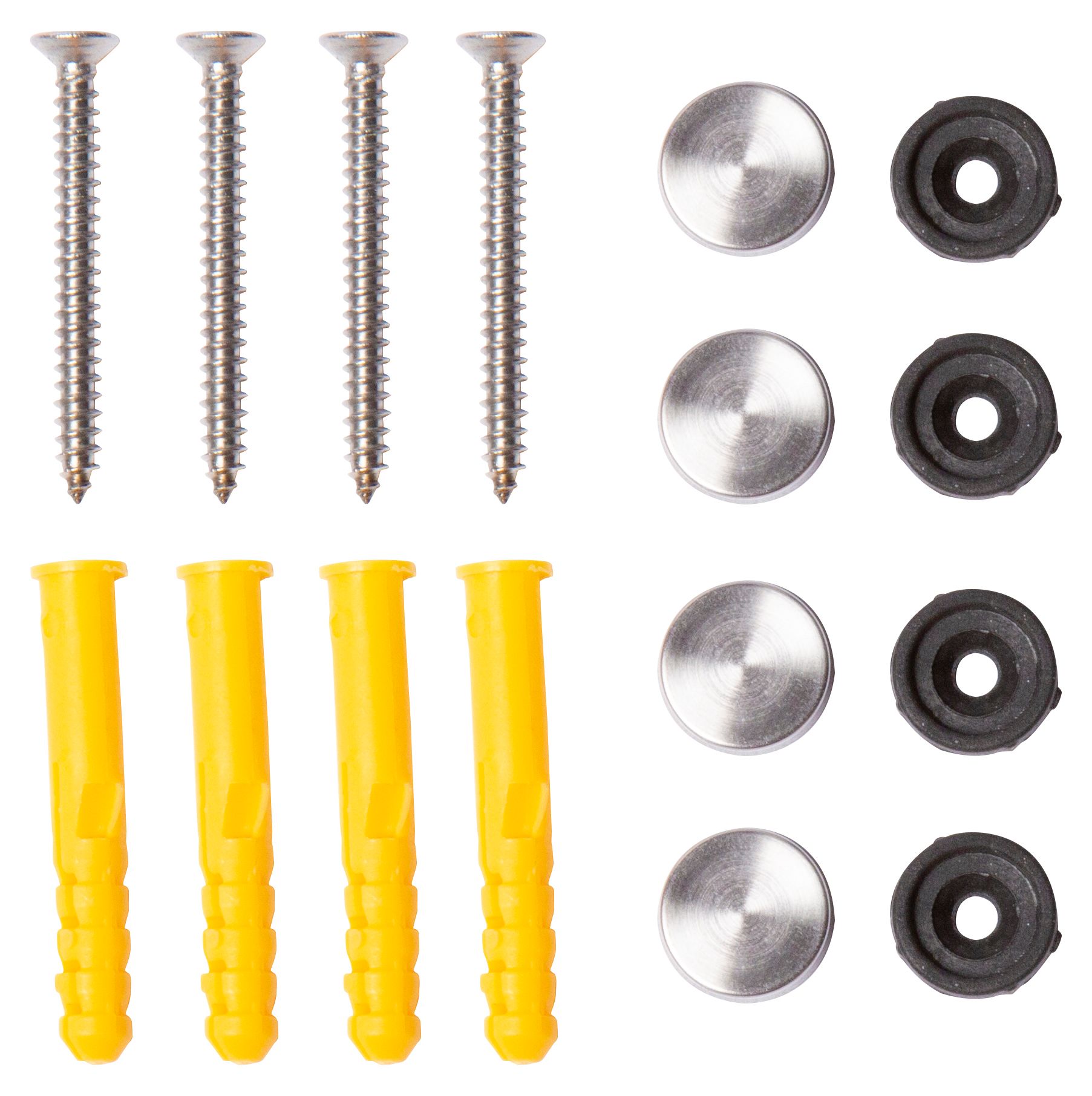 Croydex Fixings Pack for Rectangular Mirrors