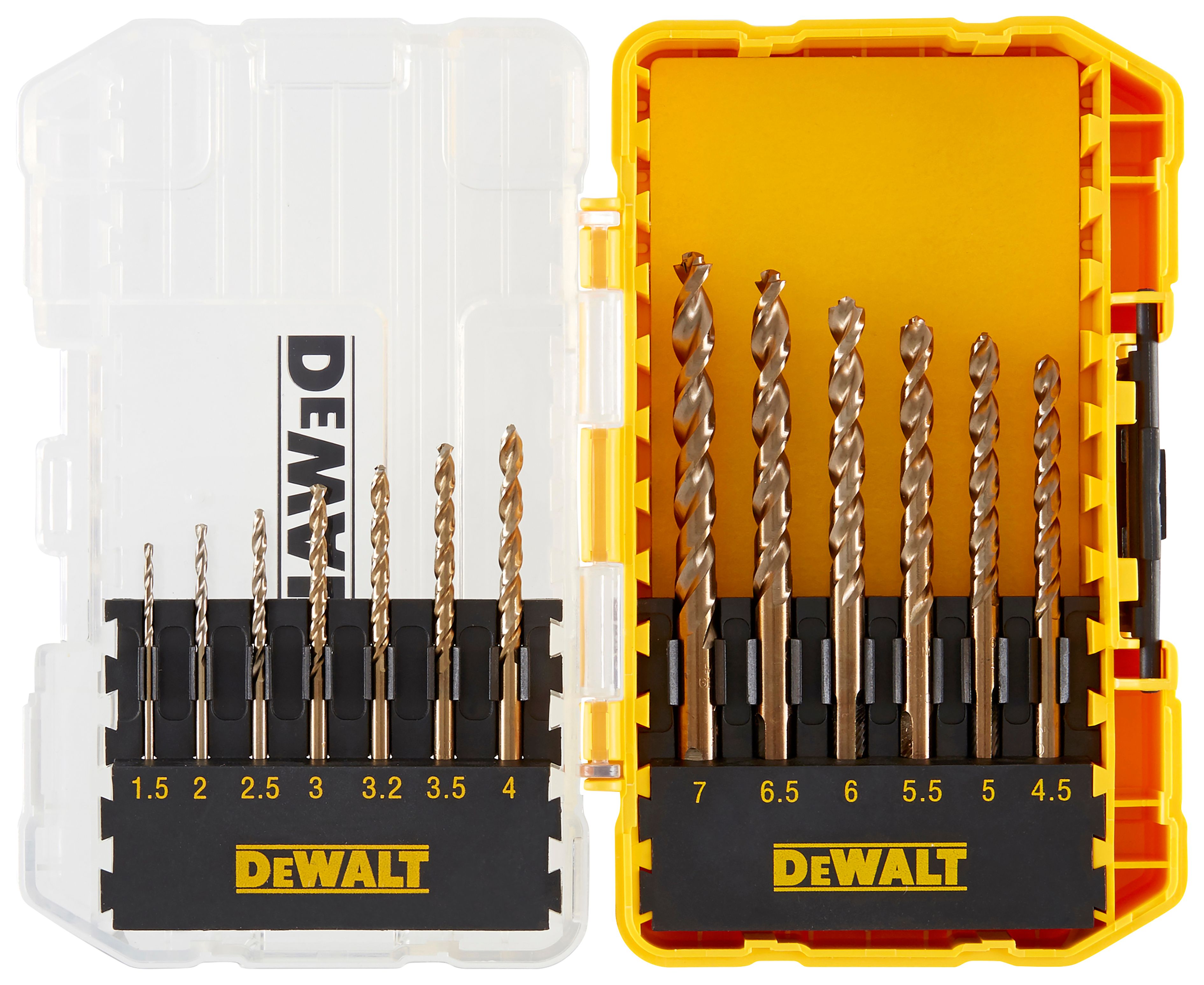 Image of DEWALT DT70710-QZ 13 Piece Extreme2 Metal Drilling Drill Bit Set