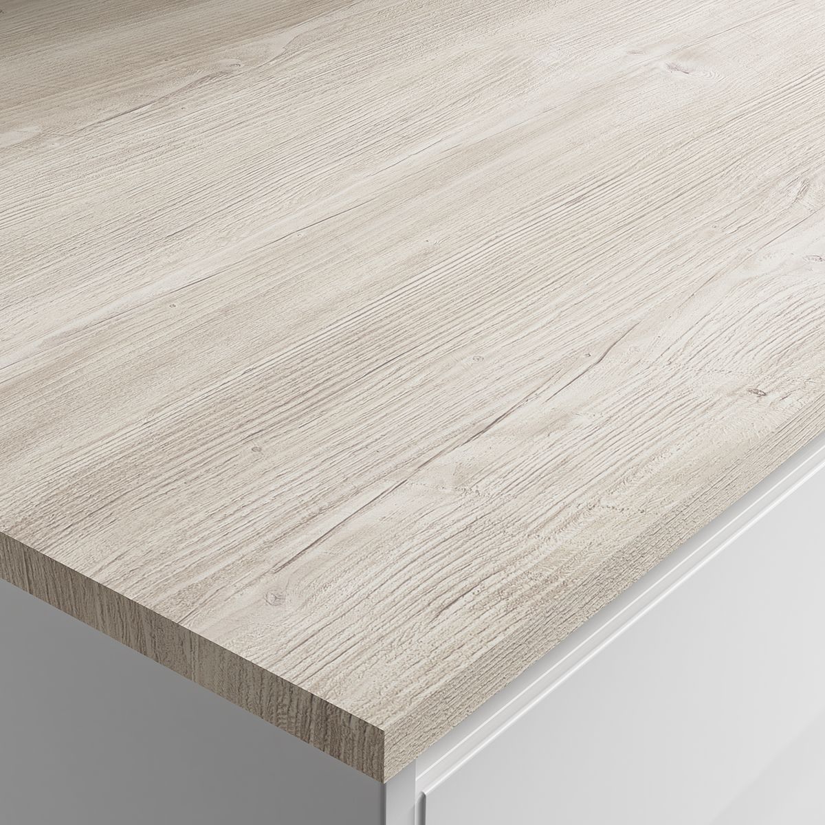 Wickes Laminate Square Edge Worktop - Polar Pine