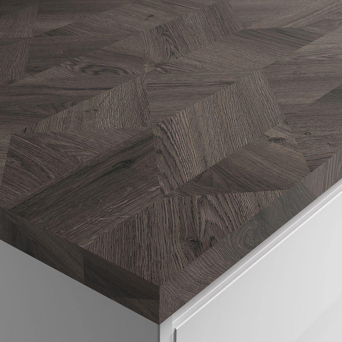 Image of Wickes Laminate Square Edge Worktop - Edgy Wood 600mm x 38mm x 3m