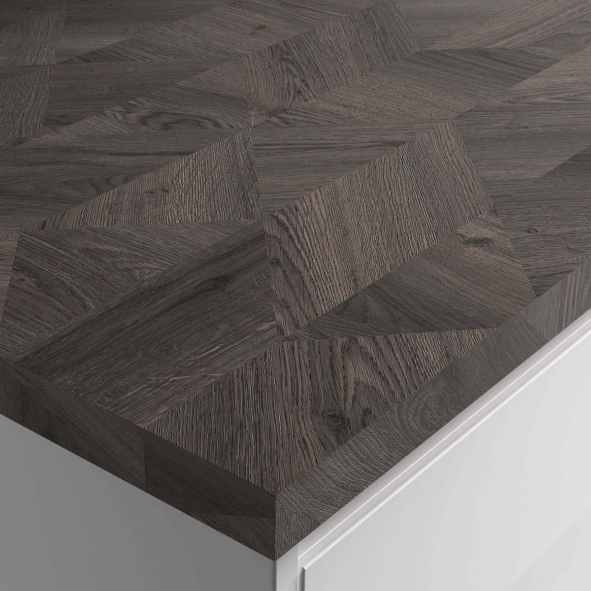 Wickes Laminate Square Edge Worktop - Edgy Wood 600mm x 38mm x 3m