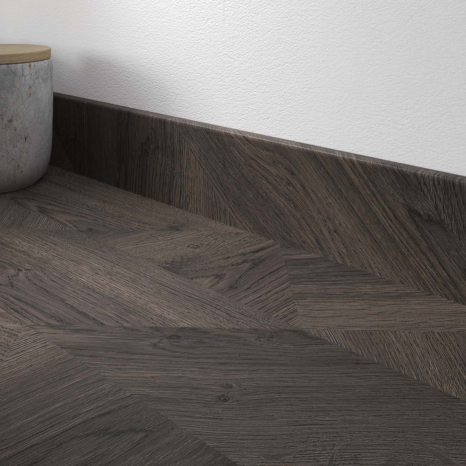 Image of Edgy Wood Square Edge Upstand - 70 x 12mm x 3m