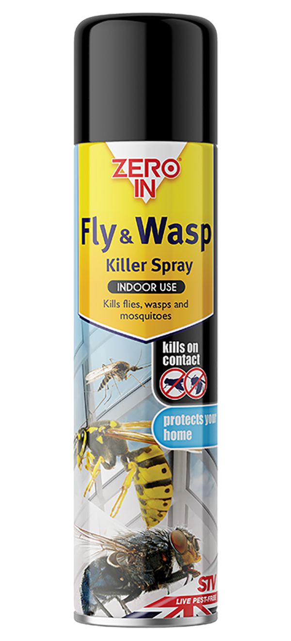 Zero In Fly & Wasp Killer Aerosol Spray - 300ml