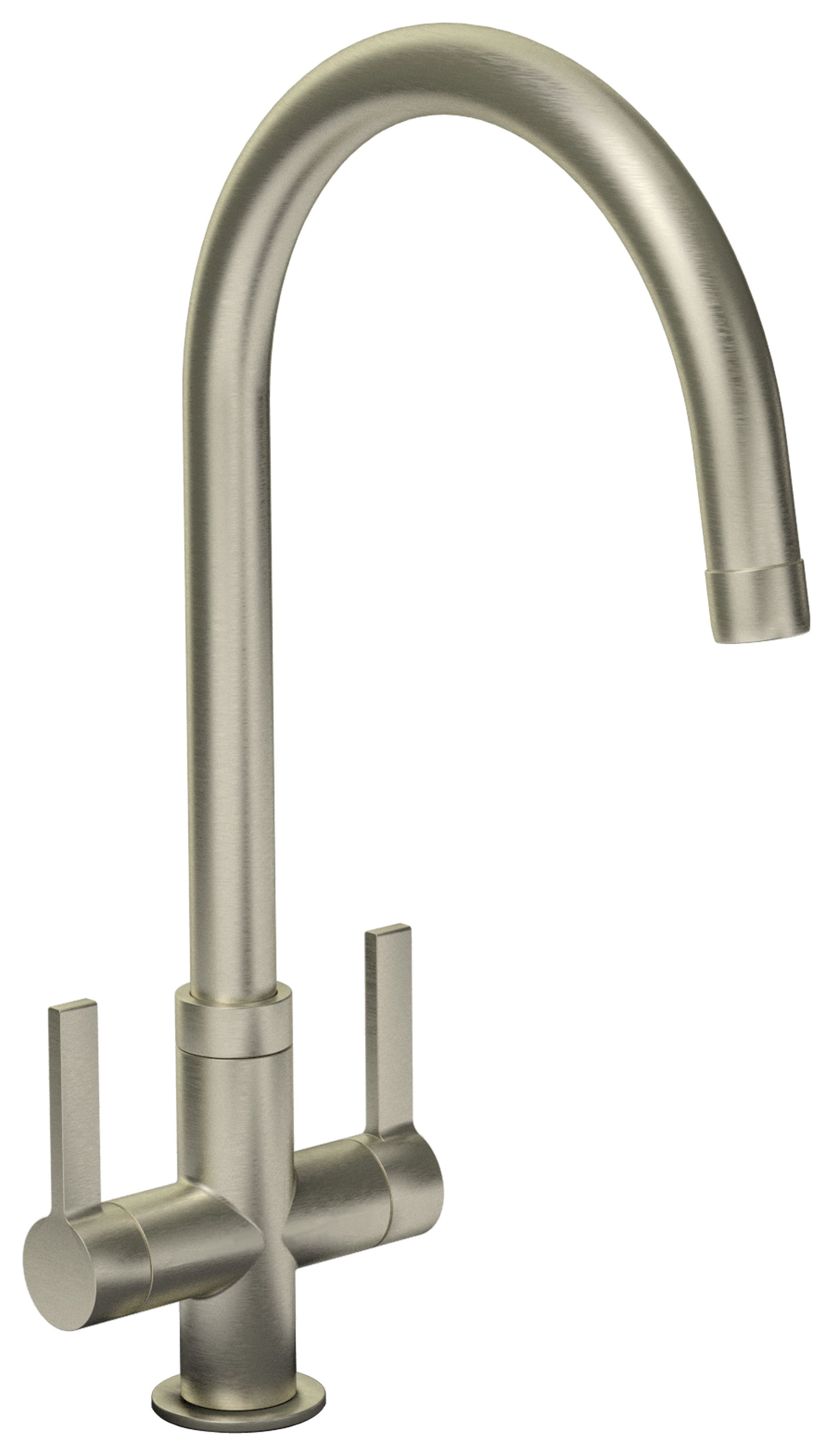 Image of Abode Pico Monobloc Kitchen Tap - Brushed Nickel