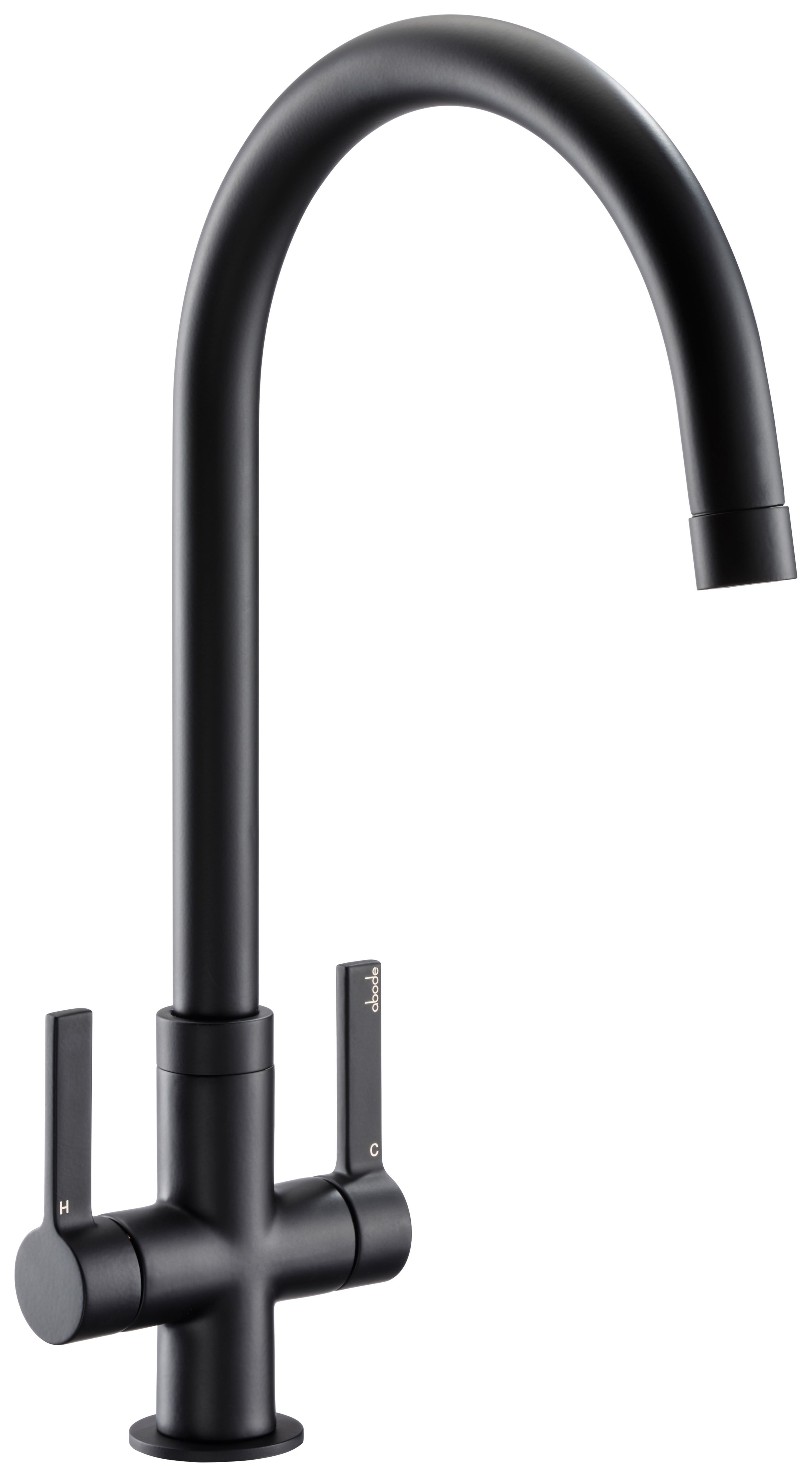 Image of Abode Pico Monobloc Kitchen Tap - Matt Black