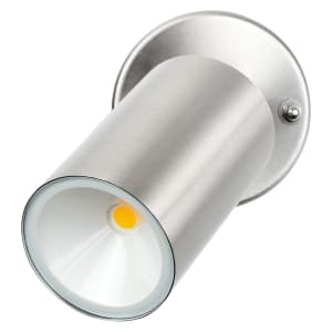 Luceco LED Single Head Stainless Steel Adjustable Wall Light 4W 300LM 3000K
