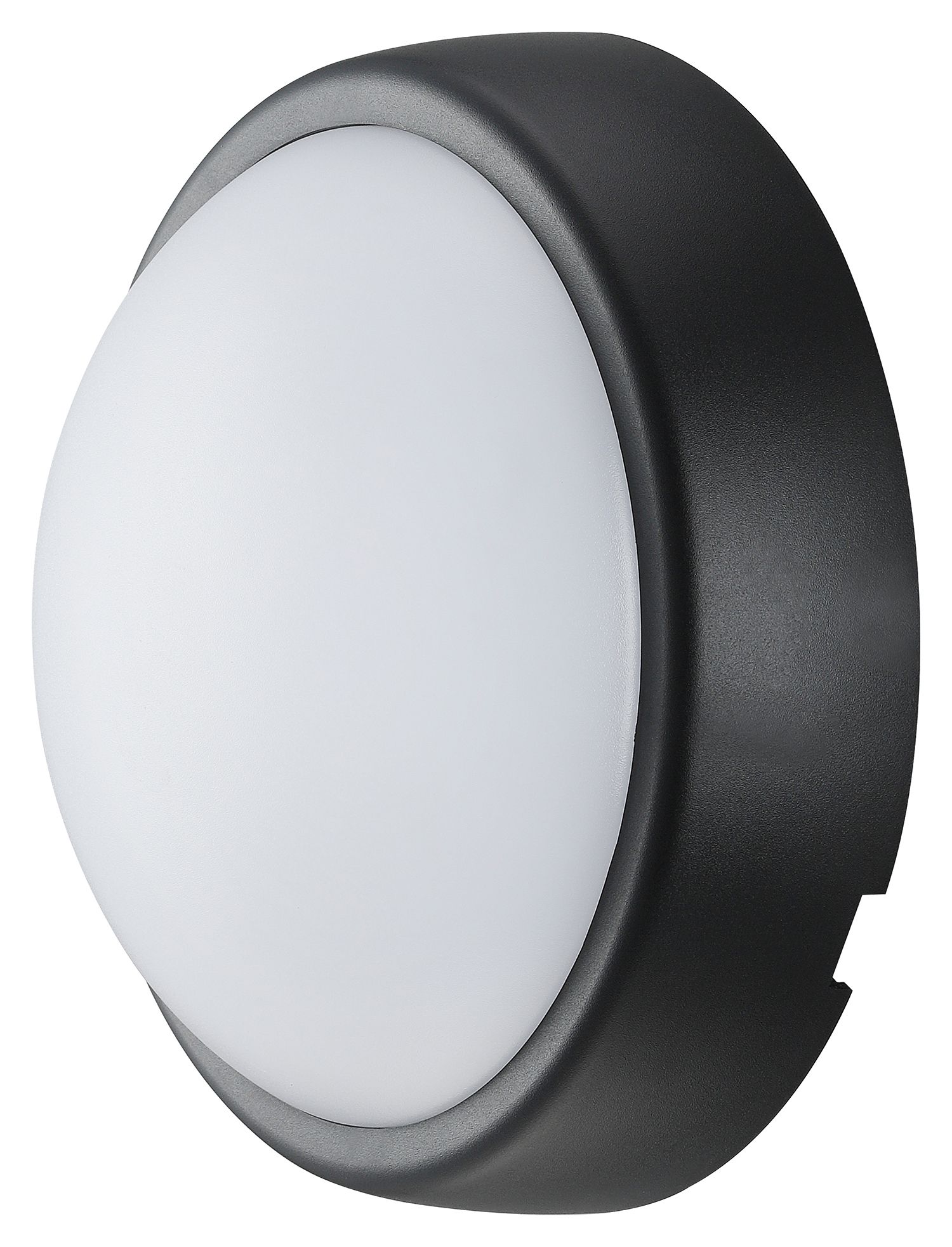 Luceco Eco Mini Round Bulkhead IP54 Supplied Black and White Trim 450LM 5.5W 4000K