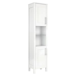 Frontera Traditional Freestanding White Tower Unit - 1820 x 410mm