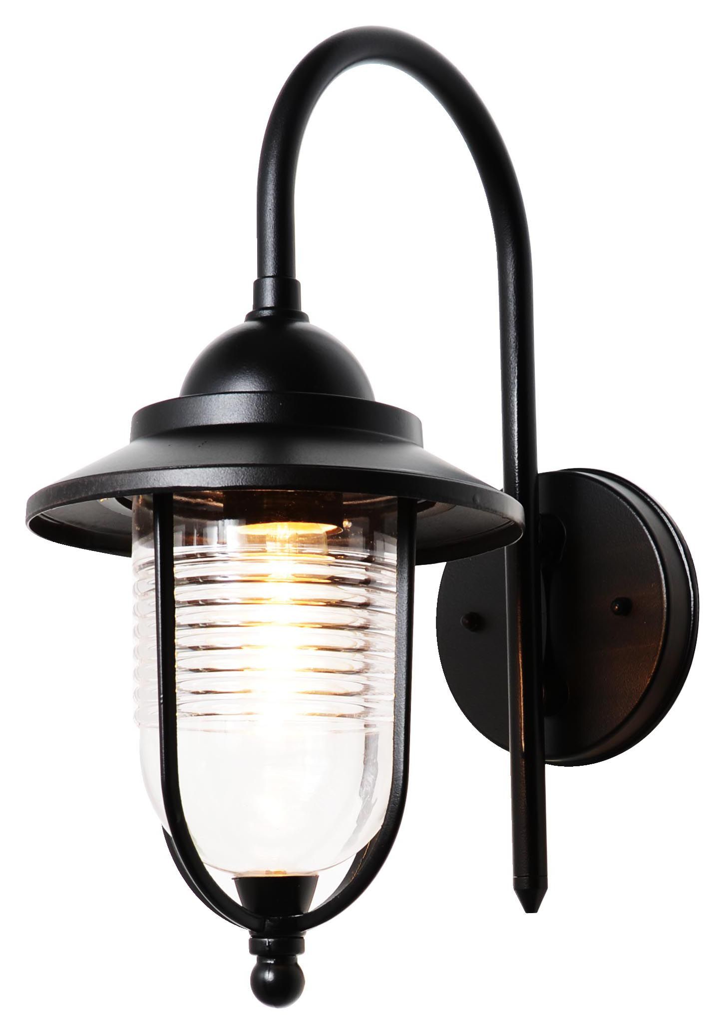 Image of Zinc Eris Fishermans E27 Black Lantern Light