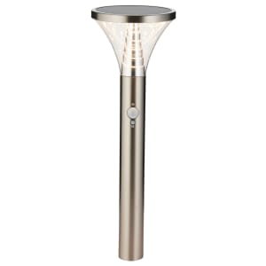 Saxby Toko Outdoor Solar Spike Light - Brushed Stainless Steel