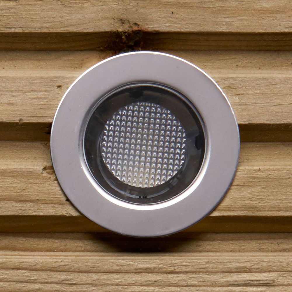 Saxby Drako RGB Polished Stainless Steel Decking Light