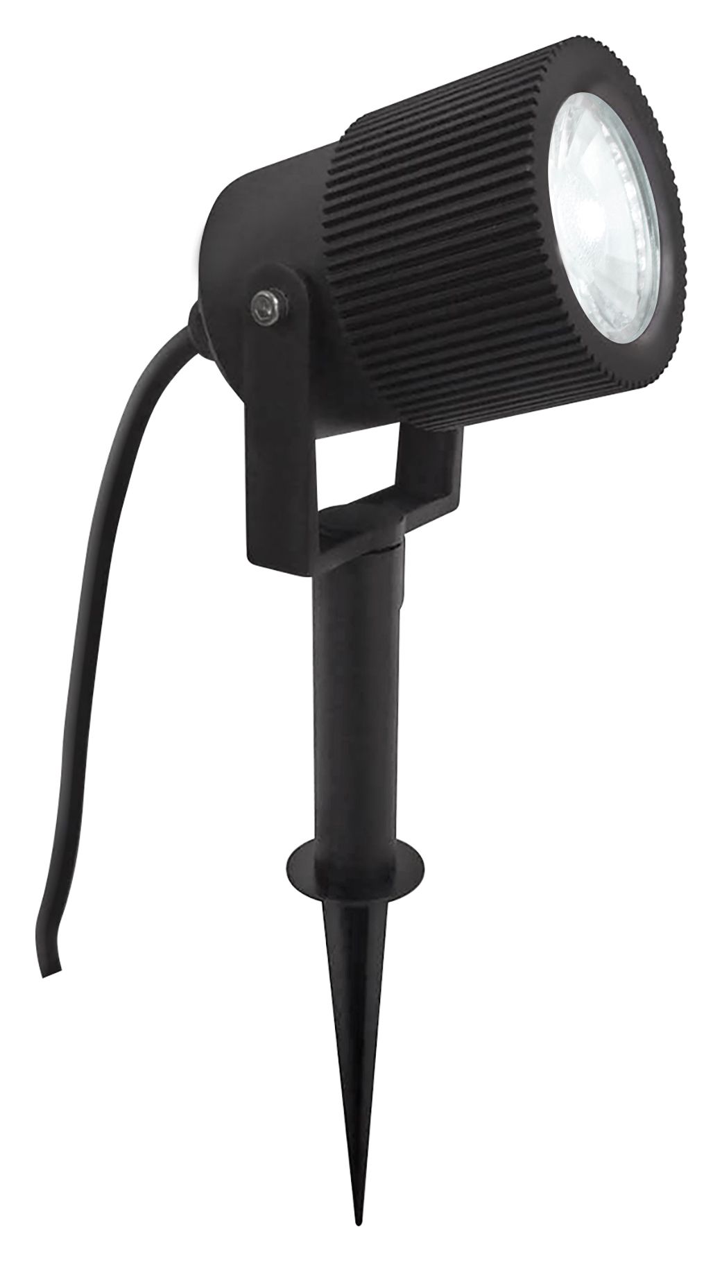 Image of Saxby Telesto Black Polycarbonate Spike Light